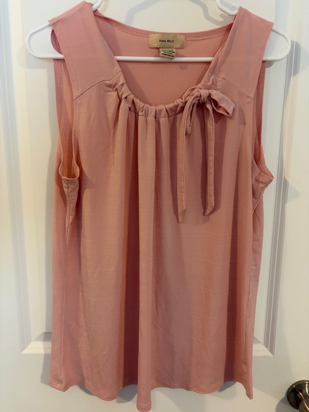 Diane Belle Dusty Rose Tie-Neck Camisole